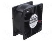 Fan: DC; axial; 48VDC; 80x80x38mm; 153m3/h; 51dBA; ball; 6300rpm SANYO DENKI