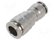 Push-in fitting; straight,inline splice; -0.99÷20bar; Øout: 8mm AIGNEP