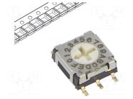 Encoding switch; DEC/BCD; Pos: 16; SMT; Rcont max: 200mΩ; 5.1Ncm ECE