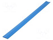 Heat shrink sleeve; glueless; 2: 1; 38.1mm; L: 1m; blue; polyolefine TASKER