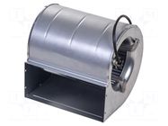 Fan: AC; blower; 230VAC; 219x206x270mm; 970m3/h; 63dBA; ball; IP44 EBM-PAPST