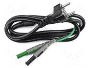 Connection cable; 1.5m; 16A; 300V HT INSTRUMENTS