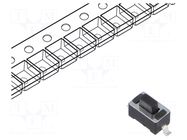 Microswitch TACT; SPST; Pos: 2; 0.05A/12VDC; SMT; 1.27N; 5mm CONNFLY