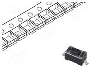 Microswitch TACT; SPST; Pos: 2; 0.05A/12VDC; SMT; 1.57N; 4.3mm CONNFLY