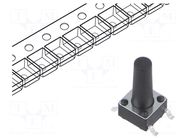 Microswitch TACT; SPST; Pos: 2; 0.05A/12VDC; SMT; 1.27N; 6x6x3.5mm CONNFLY