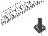 Microswitch TACT; SPST; Pos: 2; 0.05A/12VDC; SMT; 2.45N; 6x6x3.5mm CONNFLY