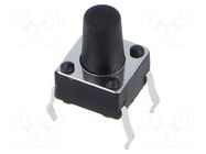 Microswitch TACT; SPST; Pos: 2; 0.05A/12VDC; THT; 1.57N; 6x6x3.5mm CONNFLY