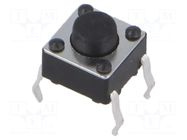 Microswitch TACT; SPST; Pos: 2; 0.05A/12VDC; THT; 1.57N; 6x6x3.5mm CONNFLY
