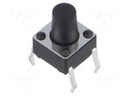 Microswitch TACT; SPST; Pos: 2; 0.05A/12VDC; THT; 1.57N; 6x6x3.5mm CONNFLY