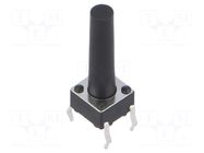 Microswitch TACT; SPST; Pos: 2; 0.05A/12VDC; THT; 1.57N; 6x6x3.5mm CONNFLY