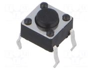 Microswitch TACT; SPST; Pos: 2; 0.05A/12VDC; THT; 1.57N; 6x6x3.5mm CONNFLY