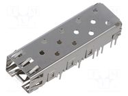 Connector: PCB to PCB; SFPK; angled; THT; on PCBs SAMTEC