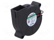 Fan: DC; blower; 12VDC; 51.7x51.6x15mm; 4.41m3/h; 23.4dBA; Vapo SUNON