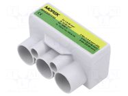 Splice terminal: distribution block; SLT50; 1kV; PIN: 5(3+2) MOREK
