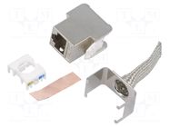 Connector: RJ45; socket; Cat: 6,6a,7,7a; shielded,Keystone,PoE LOGILINK