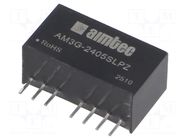 Converter: DC/DC; 3W; Uin: 18÷36VDC; Uout: 5VDC; Iin: 154mA; SIP8; THT AIMTEC