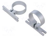 Mounting kit; TUBELED 40 ELEMENT,TUBELED 40 II; aluminium LED2WORK