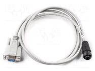 RS232 cable; D-Sub 9pin,RS232; Len: 1.5m HT INSTRUMENTS