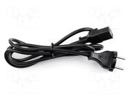 Mains cable; CEE 7/17 (C) plug; 2m HT INSTRUMENTS