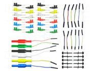 Clamp test lead set; white,black,red,blue,green,yellow ELECTRO-PJP
