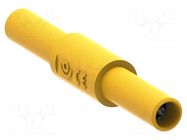 Adapter; yellow; 36A; Type: insulated ELECTRO-PJP