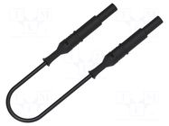 Test lead; 70VDC; 33VAC; 12A; banana plug 4mm,both sides; Len: 1m ELECTRO-PJP