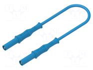 Test lead; 20A; banana plug 4mm,both sides; insulated; Len: 0.5m ELECTRO-PJP