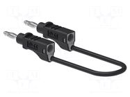 Test lead; 60VDC; 30VAC; 12A; banana plug 4mm,both sides; Len: 1m ELECTRO-PJP