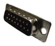 PLUG, D, SCREW TERMINAL, 15WAY