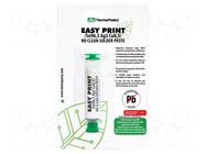 Solder paste; lead free; Sn96,5Ag3Cu0,5; syringe; 25÷45um; 40g AG TERMOPASTY