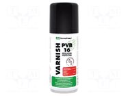 Varnish; transparent; spray; 100ml; LAKIER PVB; Temp: -50÷150°C AG TERMOPASTY