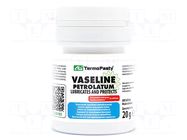 Vaseline; white; paste; plastic container; Features: acid-free AG TERMOPASTY