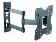 Holder; for wall mounting; 30kg; 23÷42"; black; Dim: 415x230x278mm GEMBIRD