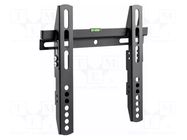 Holder; for wall mounting; 40kg; 23÷42"; black; Dim: 243x231x22mm GEMBIRD
