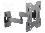 Holder; for wall mounting; 20kg; 23÷42"; black; Dim: 300x230x255mm GEMBIRD