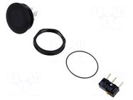 Switch: vandal resistant; Pos: 2; SPDT; 5A/125VAC; ON-(ON); RGB SCHURTER