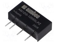 Converter: DC/DC; 1W; Uin: 10.8÷13.2VDC; Uout: 5VDC; Iin: 99mA; SIP7 AIMTEC