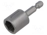 Screwdriver bit; 6-angles socket; HEX 13mm; Overall len: 50mm STAHLWILLE