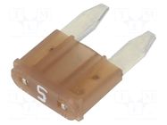 Fuse: fuse; 5A; 58VDC; automotive; 10.9mm; Mini; MINI LITTELFUSE