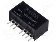 Converter: DC/DC; 10W; Uin: 9÷36VDC; Uout: 24VDC; Iin: 474mA; SIP8 AIMTEC