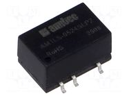 Converter: DC/DC; 1W; Uin: 4.5÷5.5VDC; Uout: 24VDC; Iin: 230mA; SMD AIMTEC