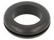 Stopper; H: 29mm; push-in; Flange dia: 36mm; natural; LDPE ESSENTRA