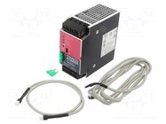Module: UPS; for DIN rail; 600W; 24VDC; 25A; for DIN rail mounting TRACO POWER