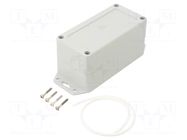 Enclosure: multipurpose; X: 60mm; Y: 120mm; Z: 60mm; ZP; ABS; gasket KRADEX