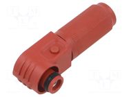 Connector: DC supply; plug; ES-100A; 1.5kV; PIN: 1; for cable; 16mm2 DEGSON ELECTRONICS