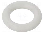 O-ring gasket; silicone; Thk: 10mm; Øint: 30mm; white; -60÷160°C ORING USZCZELNIENIA TECHNICZNE