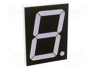 Display: LED; 7-segment; 101.6mm; 4"; No.char: 1; green; 200mcd OPTOSUPPLY