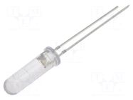 LED; white; 5mm; 3000÷4200mcd; 60°; Front: convex; 5VDC; -30÷85°C OPTOSUPPLY