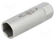 Socket; for spark plugs; 16mm; 3/8" PROXXON