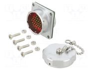 Connector: circular; socket; male; PIN: 26; IP67; WY28; 5A; 400V WEIPU